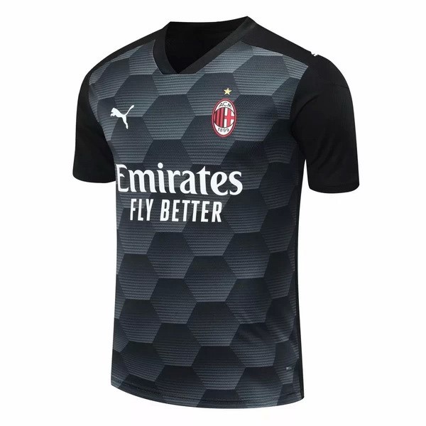 Camiseta AC Milan Segunda Equipo Portero 2020-21 Negro